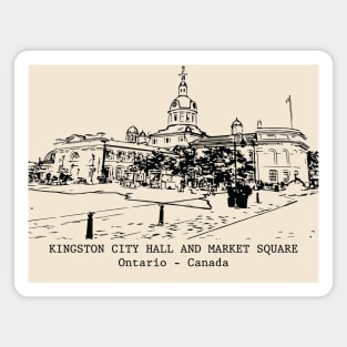 Kingston City Hall and Market Square - Ontario Magnet